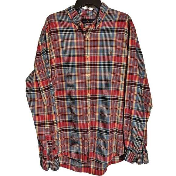Ralph Lauren Other - Ralph Lauren Classic Fit Long Sleeve Plaid Button-Down Shirt XXL